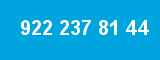 922 237 81 44 922 237 81 44